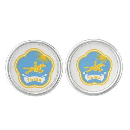 Coat of arms of Tuva Cufflinks