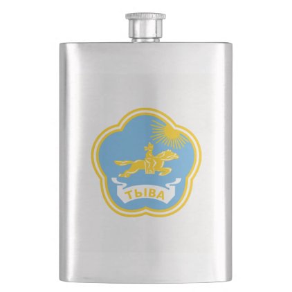 Coat of arms of Tuva Hip Flask