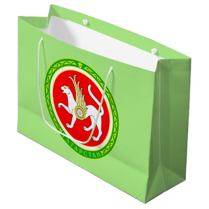 Coat of arms of Tuva Large Gift Bag