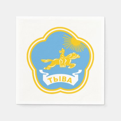 Coat of arms of Tuva Paper Napkin