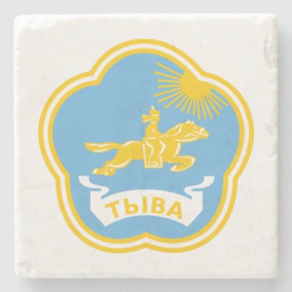 Coat of arms of Tuva Stone Coaster