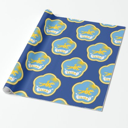 Coat of arms of Tuva Wrapping Paper