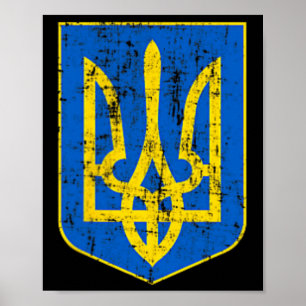 Coat Of Arms Of Ukraine 2  Poster