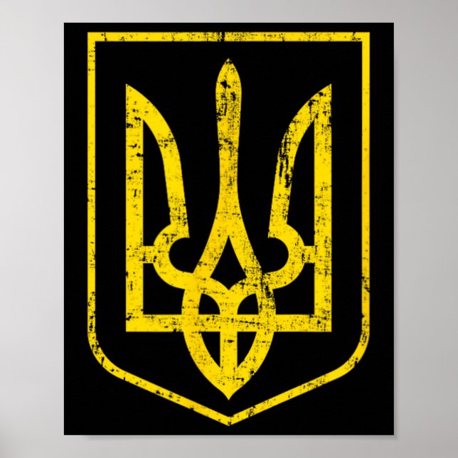 Coat Of Arms Of Ukraine 4  Poster (Front)