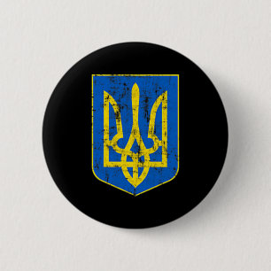 Coat of Arms of Ukraine Button