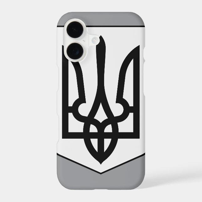 Coat of arms of Ukraine iPhone Case (Back)