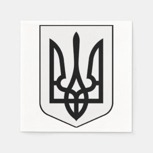 Coat of arms of Ukraine Napkins