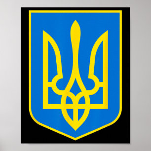 Coat Of Arms Of Ukraine - Slava Ukraini 2  Poster