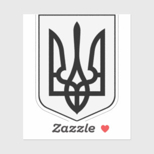 Coat of arms of Ukraine Sticker