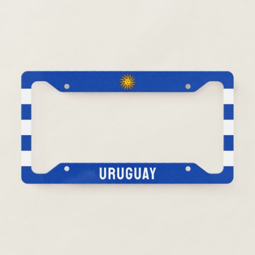 Coat of Arms of Uruguay License Plate Frame