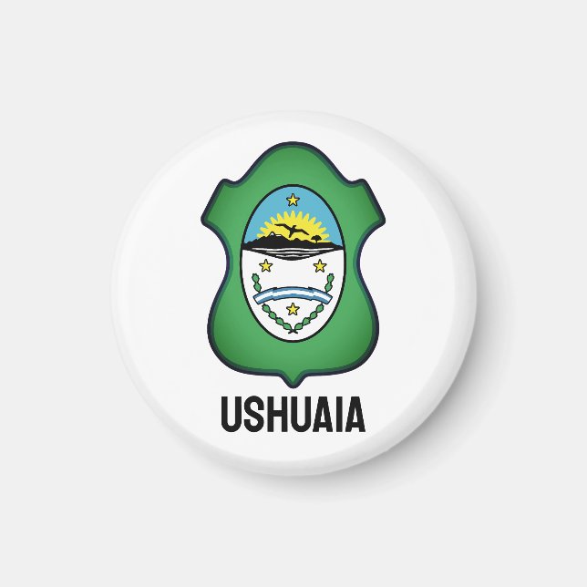 Coat of arms of Ushuaia - Argentina Magnet (Front)