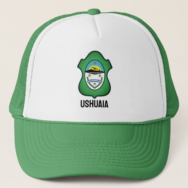 Coat of arms of Ushuaia - Argentina Trucker Hat (Front)