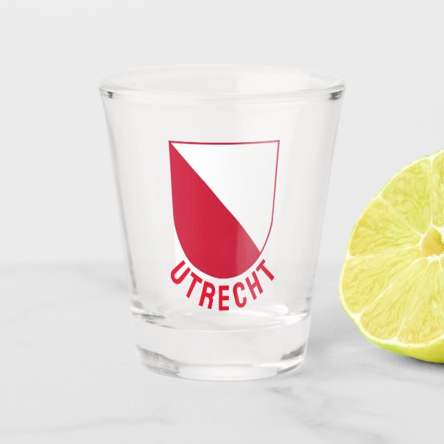 Coat of Arms of Utrecht - Netherlands Shot Glass (Front)