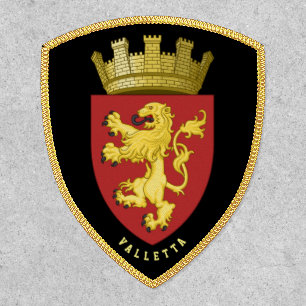 Coat of arms of Valletta, MALTA Patch