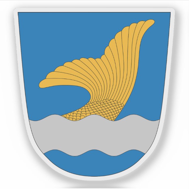 Coat of arms of Vantaa, Finland Sticker (Front)