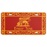 Coat Of Arms Of Venice, Italy License Plate at Zazzle