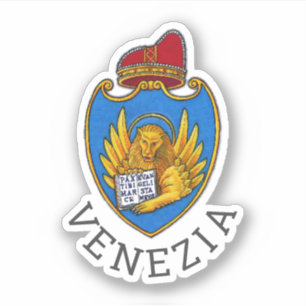 Coat of Arms of Venice, Italy Sticker