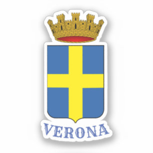 Coat of Arms of Verona, Italy Sticker