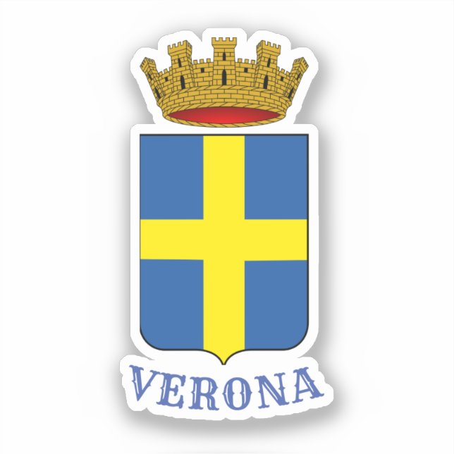 Coat of Arms of Verona, Italy Sticker (Front)
