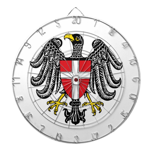 Coat of Arms of Vienna (Austria) Dart Board (Front)