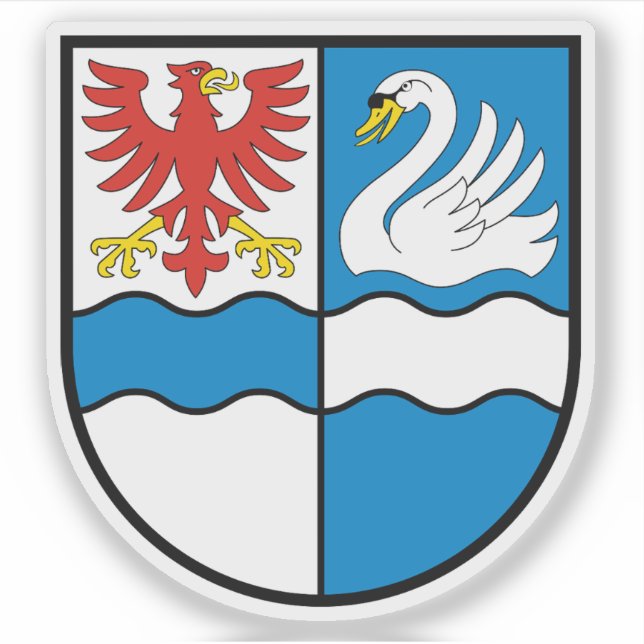 Coat of arms of Villingen-Schwenningen, Germany Sticker (Front)