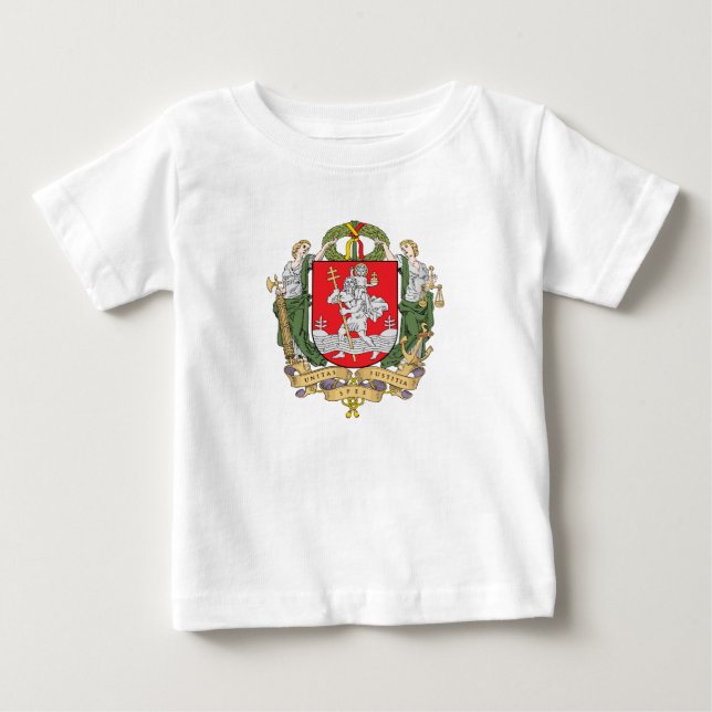 Coat of arms of Vilnius, Lithuania Baby T-Shirt (Front)