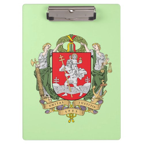 Coat of arms of Vilnius Lithuania Clipboard