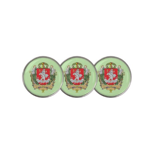 Coat of arms of Vilnius Lithuania Golf Hat  Golf Ball Marker