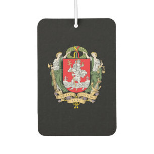 Coat of arms of Vilnius, Lithuania Mouse Pad Air Freshener