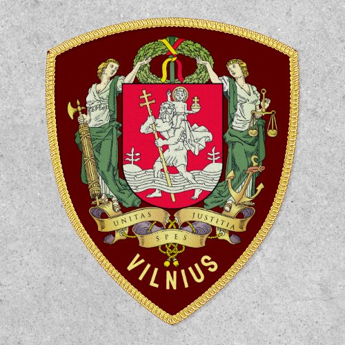 Coat of Arms of Vilnius _ LITHUANIA Patch