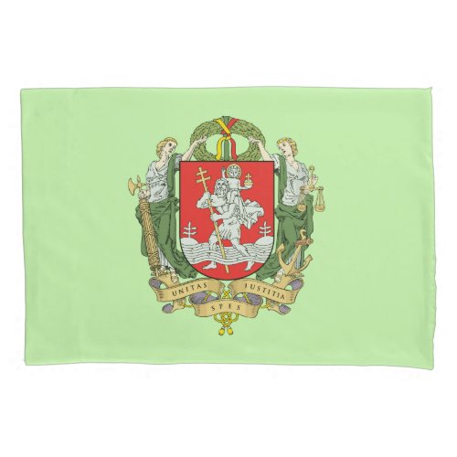 Coat of arms of Vilnius Lithuania Pillowcase