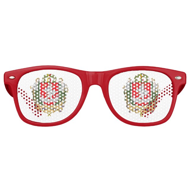 Coat of arms of Vilnius, Lithuania Retro Sunglasse Retro Sunglasses (Front)