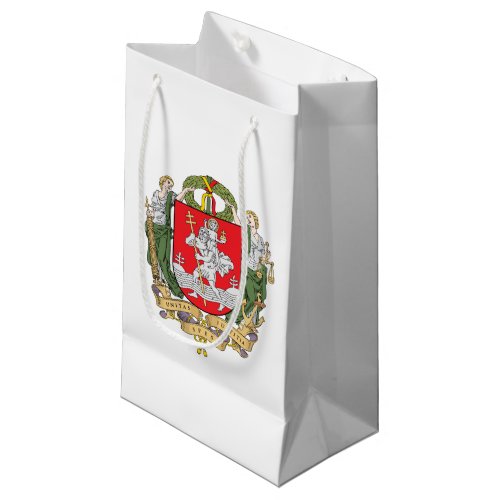 Coat of arms of Vilnius Lithuania Small Gift Bag