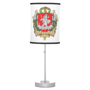 Coat of arms of Vilnius, Lithuania Table Lamp