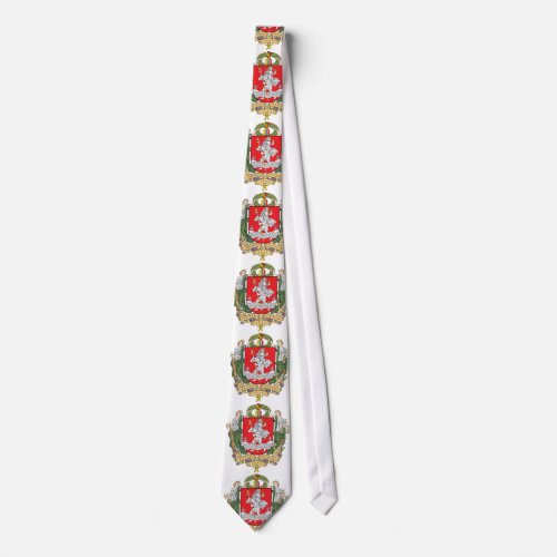 Coat of arms of Vilnius Lithuania Tie