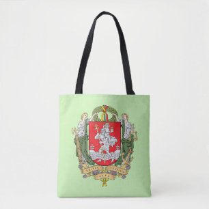 Coat of arms of Vilnius, Lithuania Tote Bag