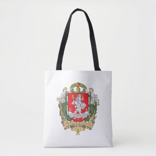 Coat of arms of Vilnius Lithuania Tote Bag