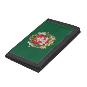 Coat of arms of Vilnius, Lithuania Tri-fold Wallet