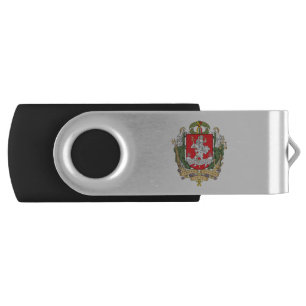 Coat of arms of Vilnius, Lithuania USB Flash Drive