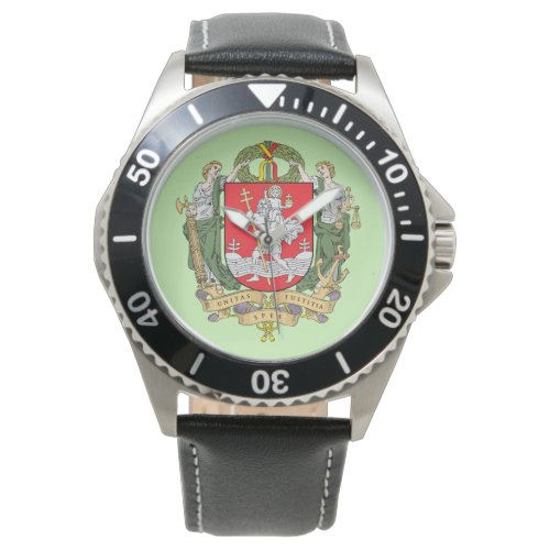 Coat of arms of Vilnius Lithuania Watch