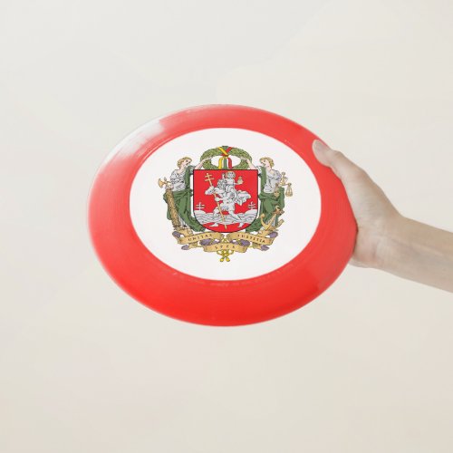 Coat of arms of Vilnius Lithuania Wham_O Frisbee