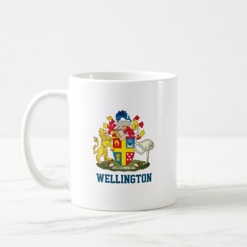 Coat of Arms of Wellington New Zealand Coffee Mug