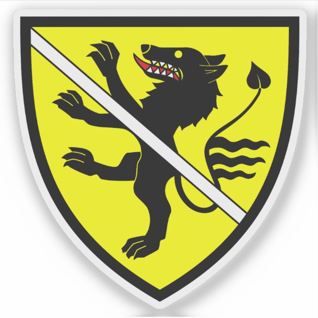 Coat of arms of Wolfsberg, Carinthia, Austria Sticker (Front)
