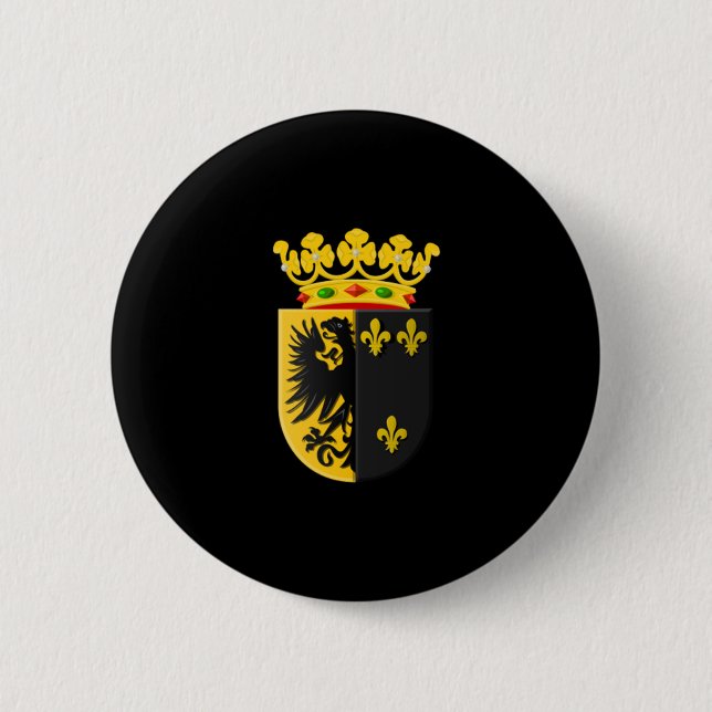 Coat of arms of Workum Pinback Button (Front)