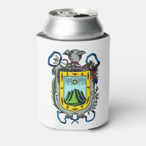 Coat of Arms of Xalapa Mexico Can Cooler