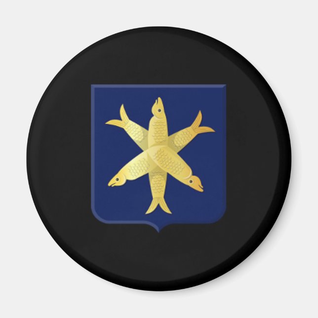 Coat of arms of Zandvoort Magnet (Front)