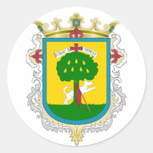 Coat of Arms of Zapopan - Mexico Classic Round Sticker