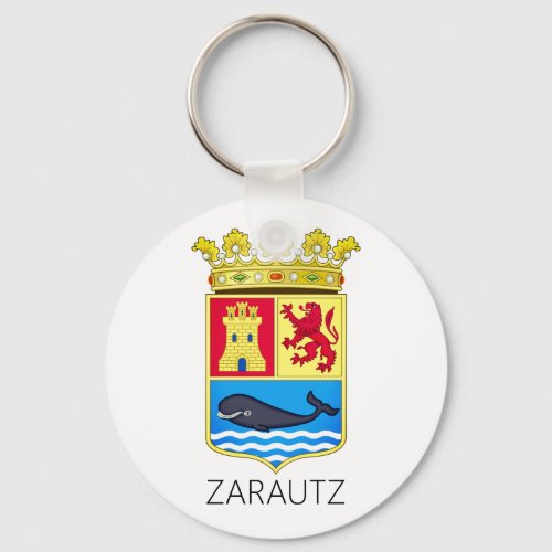 Coat of Arms of Zarautz _ Gipuzkoa Keychain