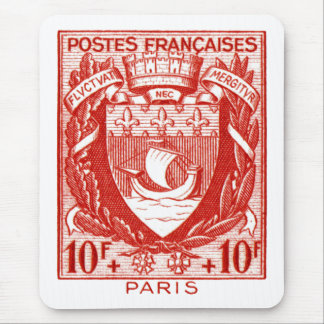 Coat of Arms Paris, France Mouse Pad