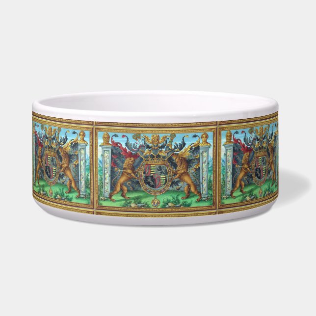 Coat of Arms Pet Bowl (Front)